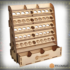 Dropper Bottle 50 Paint Rack w/ Drawer - TTCombat