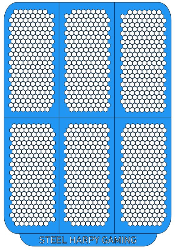Honeycomb - Small - Steel Harpy Stencils