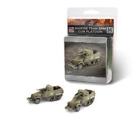 Marine 75mm SPM Self-propelled Gun Platoon - Flames of War: Pacific - Battlefront