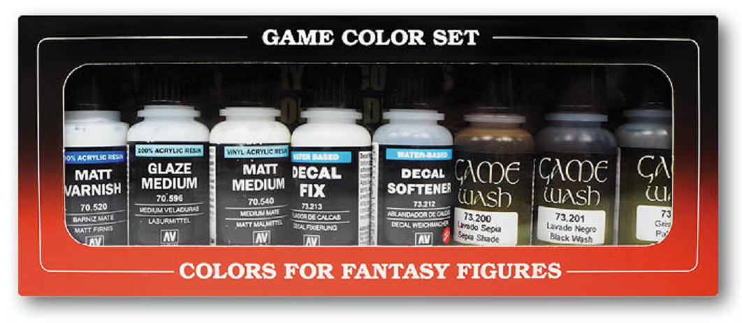 AV Vallejo Game Color Set - Auxilliary Set (x8)