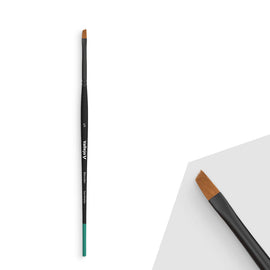 AV Blender - Flat Angled Synthetic Brush (Small) - Vallejo