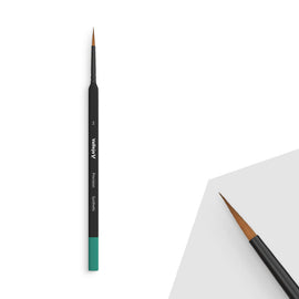 AV Precision - Round Synthetic Brush, Triangular No. 2 - Vallejo