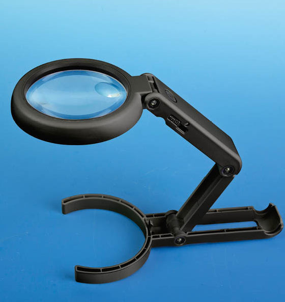 Foldable LED Magnifier w/ Stand - Vallejo