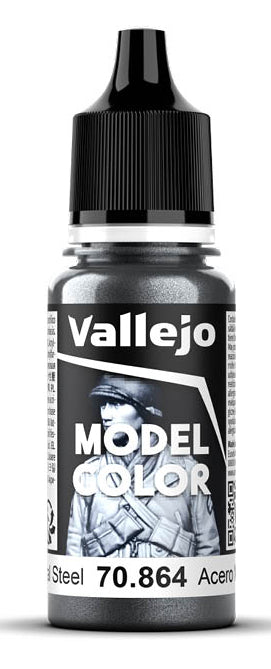 Metallic Natural Steel 18ml - Model Colour