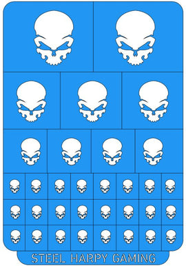 Skulls - Steel Harpy Stencils