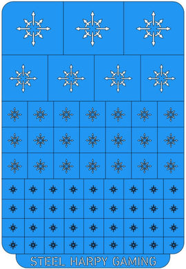Chaos Star - Small - Style 1 - Steel Harpy Stencils