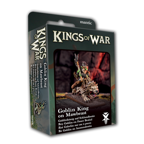 Goblin King on Mawbeast - Kings Of War