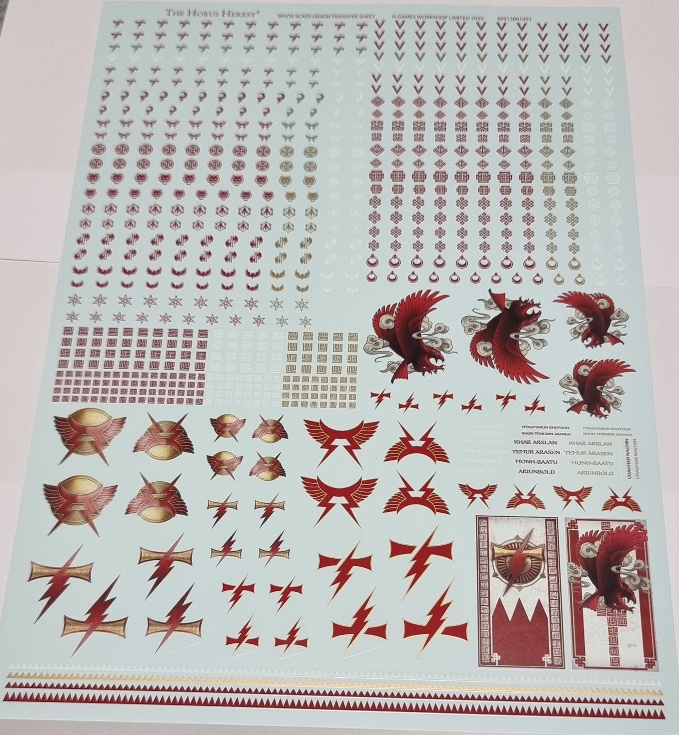 The Horus Heresy - White Scars - Legion Transfers: White Scars