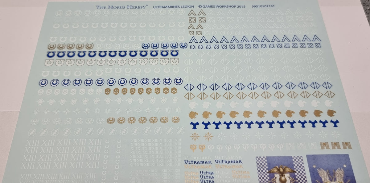 Legion Transfers: Ultramarines - Horus Heresy - Games Workshop