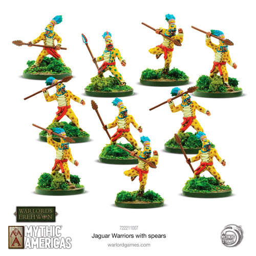 Jaguar Warriors with spears - Warlords Of Erehwon