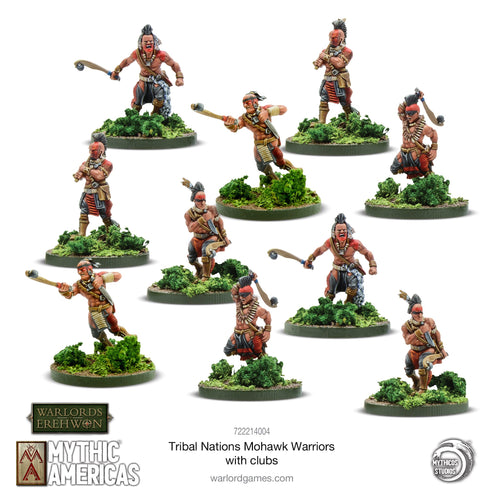 Mohawk Warriors with clubs - Warlords Of Erehwon