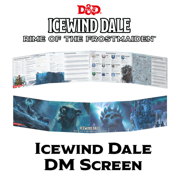 Icewind Dale: Rime of the Frostmaiden - DM Screen