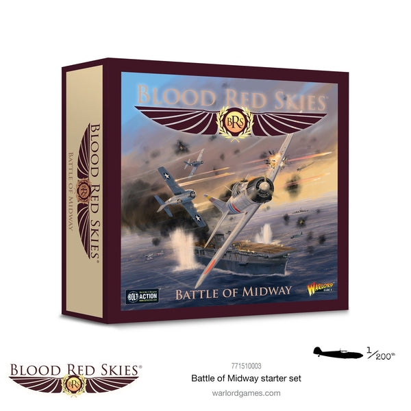 The Battle Of Midway Starter Set - Blood Red Skies - Warlord Games