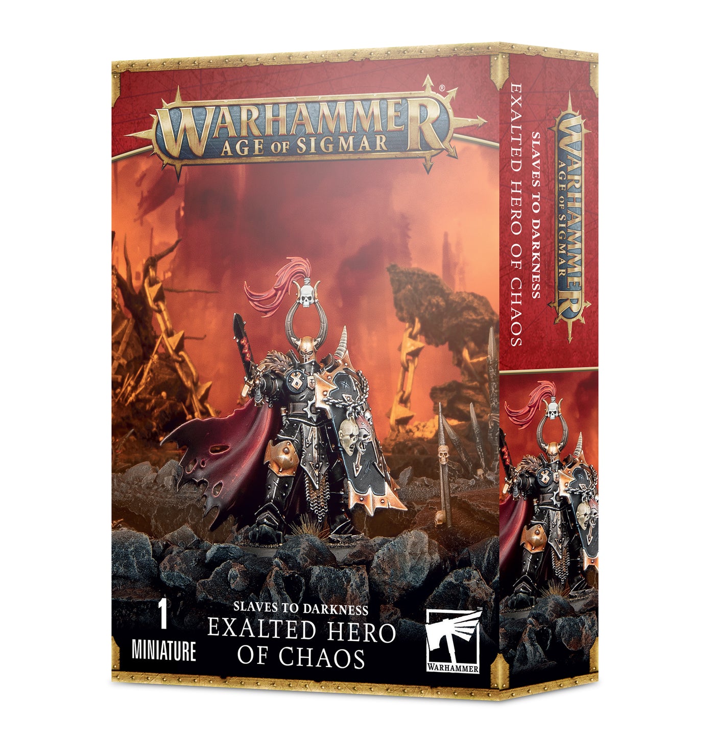 Warhammer Age Of Sigmar - Slaves To Darkness - Exalted Hero of Chaos
