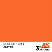 Medium Orange 17ml - AK Acrylic 2