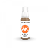 Mud Brown 17ml - AK Acrylic 1