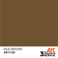 Mud Brown 17ml - AK Acrylic 2