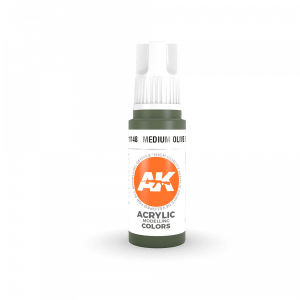 Medium Olive Green 17ml - AK Acrylic