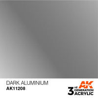Dark Aluminium 17ml - AK Acrylic 2