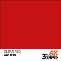Clear Red 17ml - AK Acrylic 2
