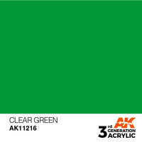 Clear Green 17ml - AK Acrylic 2