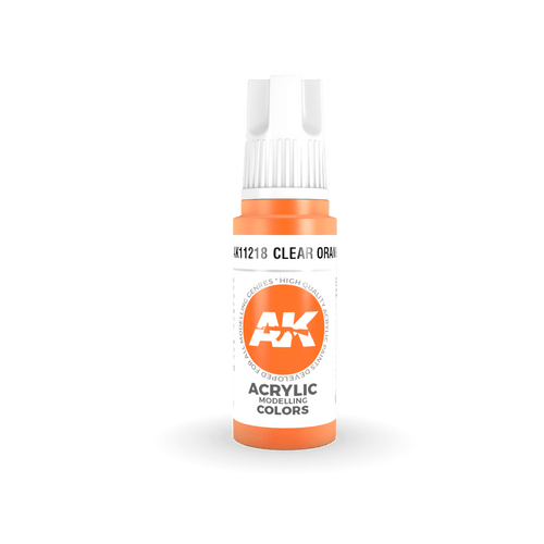 Clear Orange 17ml - AK Acrylic