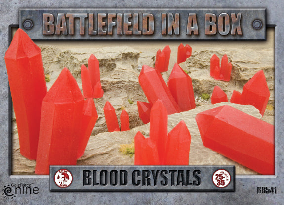 Blood Crystals - Red 30mm