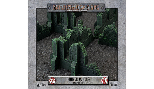 Gothic Battlefields: Ruined Walls - Malachite (x5)