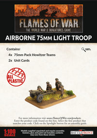 Airborne 75mm Light Troop (British Late War) - Flames Of War 2