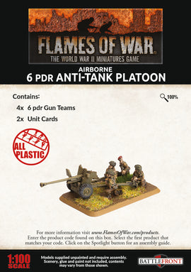Airborne 6 pdr Anti-Tank Platoon (British Late War) - Flames Of War