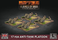 17 pdr Anti-Tank Platoon (British Late War) - Flames Of War Late War 1