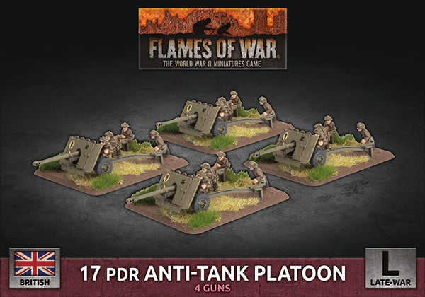 17 pdr Anti-Tank Platoon (British Late War) - Flames Of War Late War