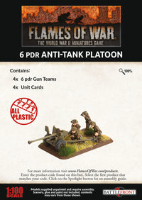 6 pdr Anti-Tank Platoon (British Late War) - Flames Of War Late War 2