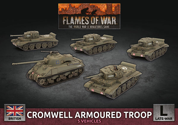 Cromwell Armoured Troop (British Late War) - Flames Of War Late War