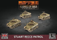 Stuart Recce Armoured Troop (British Late War) - Flames Of War Late War 1