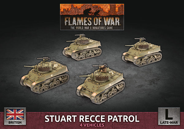 Stuart Recce Armoured Troop (British Late War) - Flames Of War Late War
