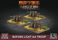 Bofors Light AA Troop (British Late War) - Flames Of War Late War 1