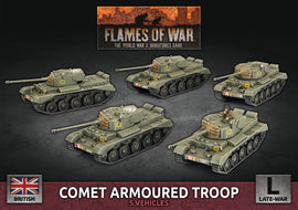 British Comet Tank Platoon