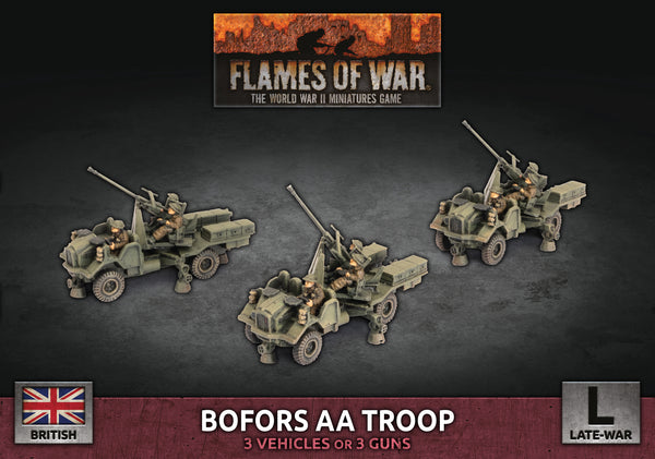 British Bofors AA Troop