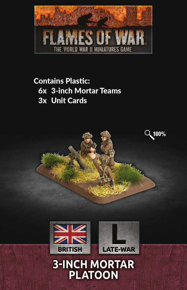 3-inch Mortar Platoon (British Late War) - Flames Of War Late War