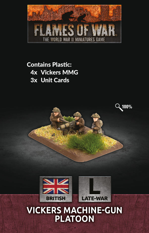 Vickers MMG Platoon (British Late War) - Flames Of War Late War