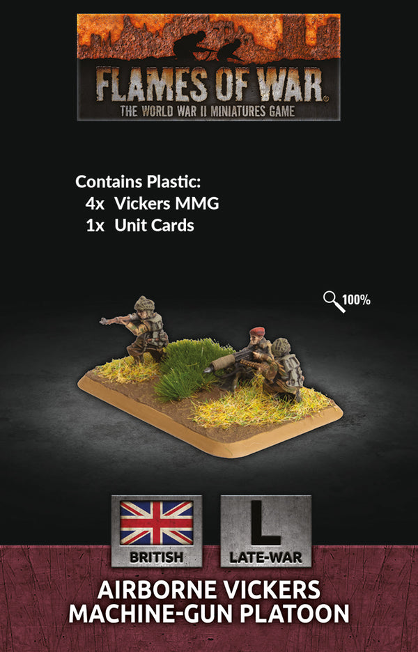 Airborne MMG Platoon (British Late War) - Flames Of War