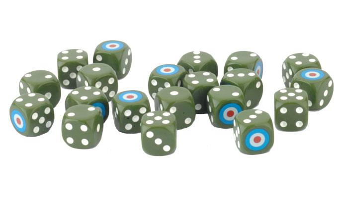 British LW Dice - Flames of War: Pacific - GF9