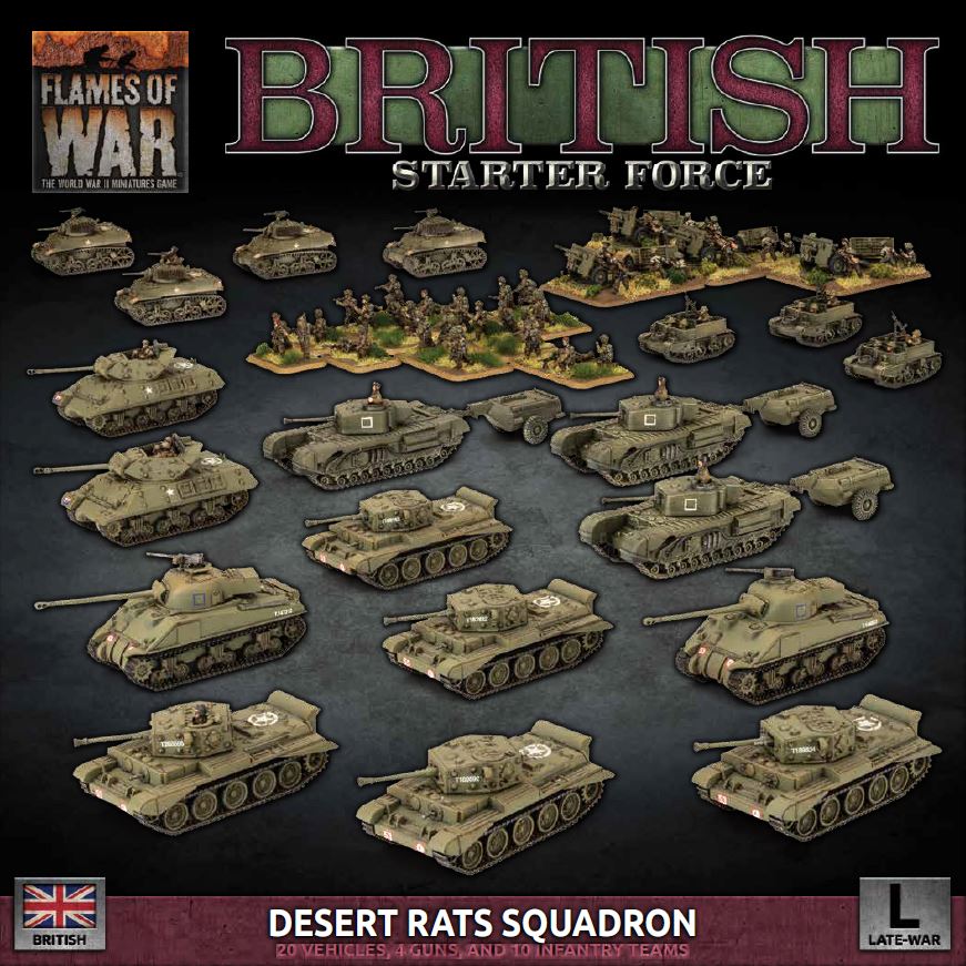 D-Day British Late War Starter Force - Flames Of War