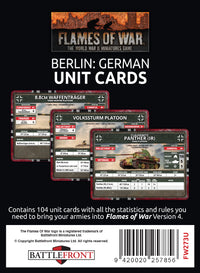 Berlin : German Unit Cards (104x cards) 2