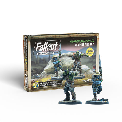 Super Mutants: Marcus and Lily - Fallout Wasteland Warfare