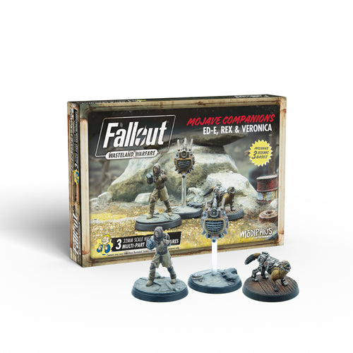 Ed-E, Rex and Veronica - Fallout Wasteland Warfare