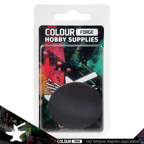 Self-adhesive magnetic discs 50mm x3 - The Colour Forge