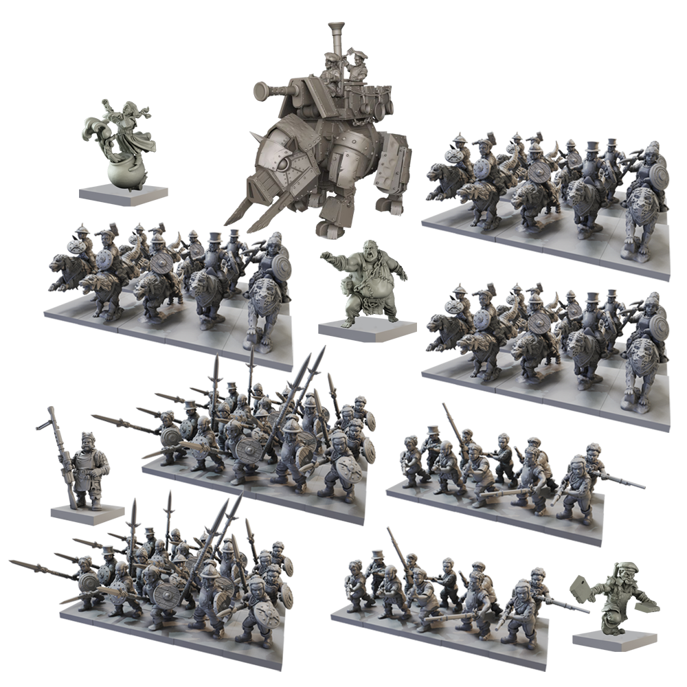 Halfling Mega Army - Kings Of War - Mantic games