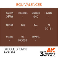 Saddle Brown 17ml - AK Acrylic 3